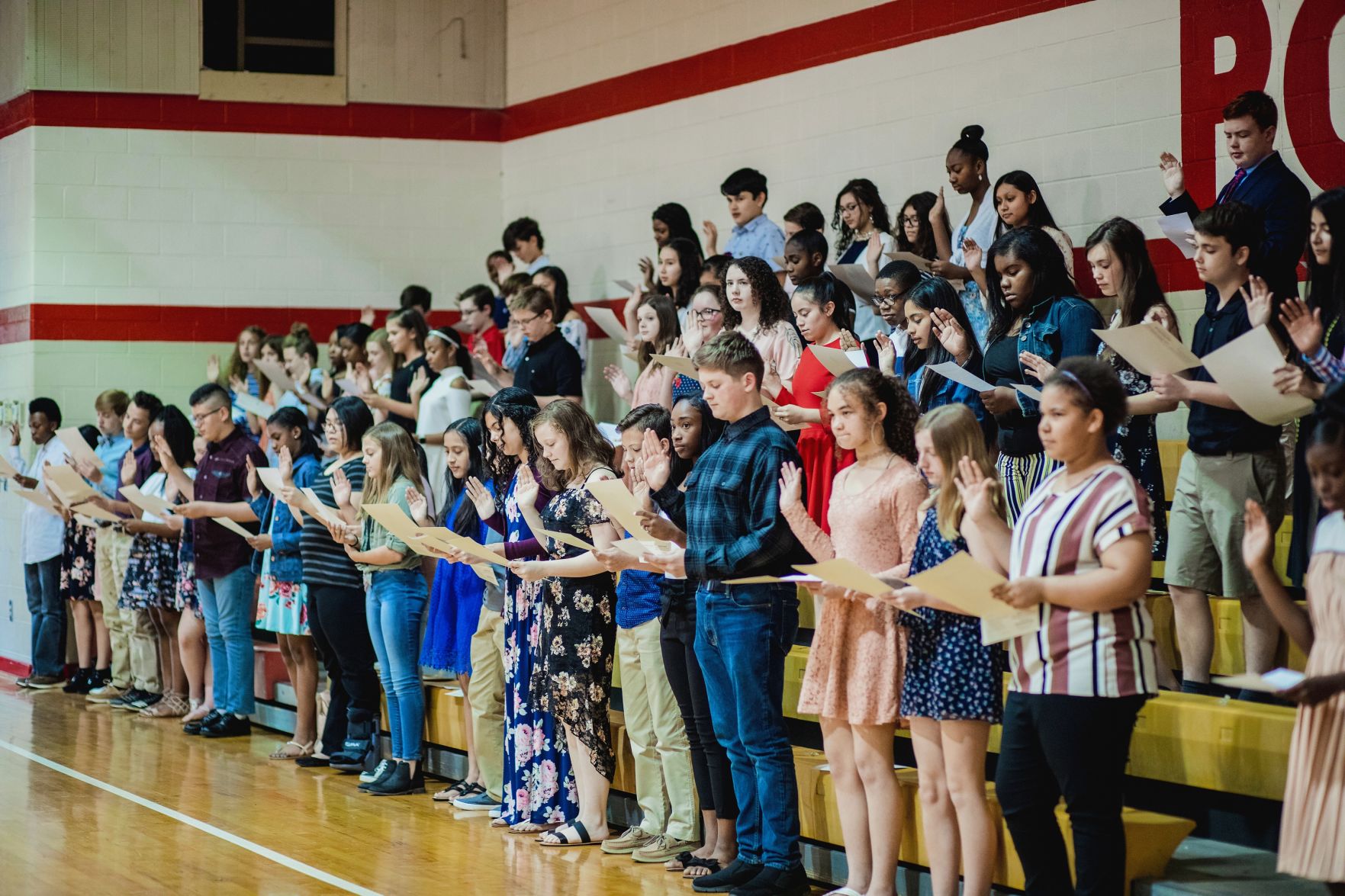 Rome Middle School students inducted into Beta Club